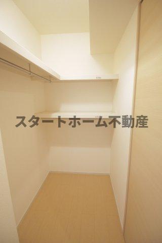 収納　たっぷりとした収納スペースです
