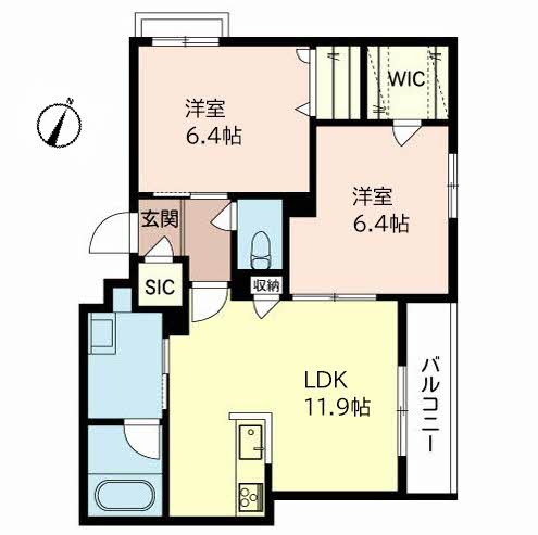 Sereno菅原の間取り写真