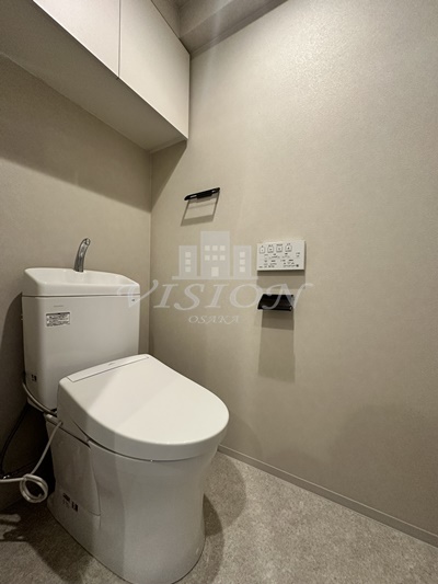 地下鉄堺筋線 長堀橋駅 徒歩3分 15階建 築1年のトイレ写真