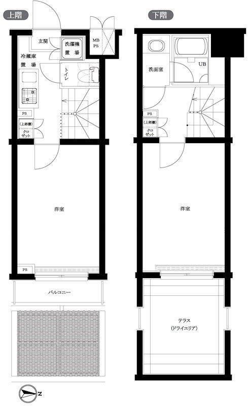ルーブル早稲田六番館の間取り写真