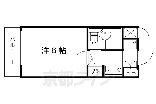 DETOM‐1烏丸一条の間取り写真
