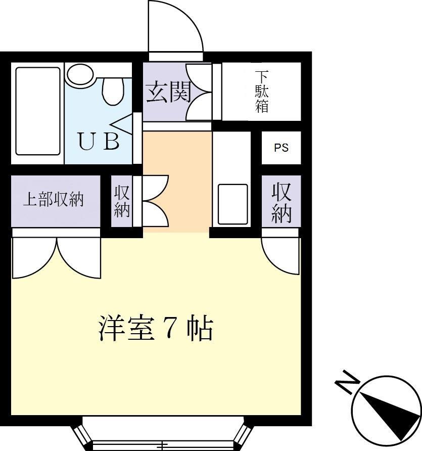 【サテライトハウス筑波学園の間取り】