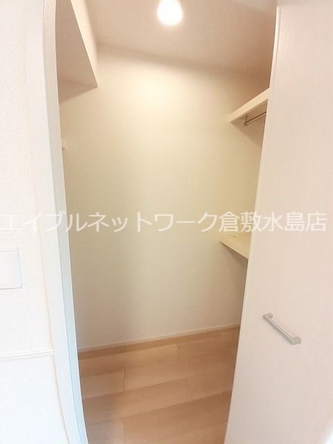 【倉敷市東塚のアパートの収納】