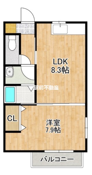 パインハイツIの間取り