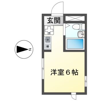 名古屋市熱田区三本松町のマンションの間取り