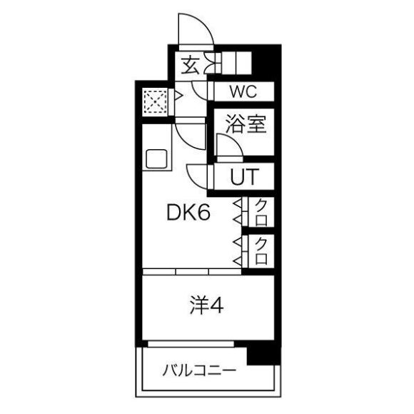 エスレジデンス淀屋橋の間取り