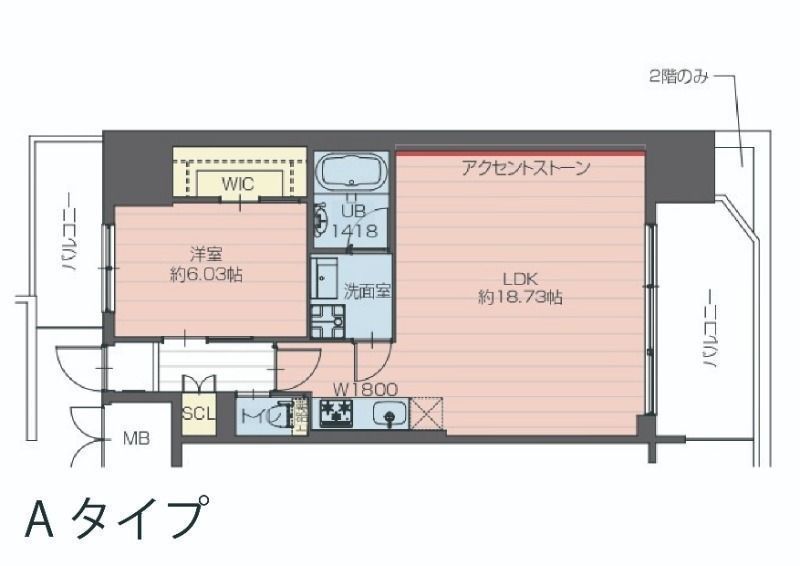 【大阪市淀川区宮原のマンションの間取り】