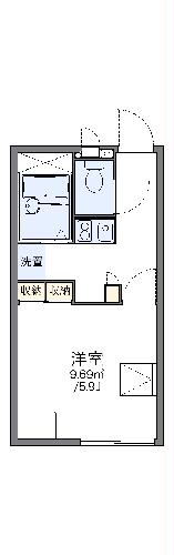 レオパレスファーストの間取り