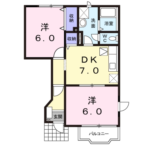 パストラルの間取り