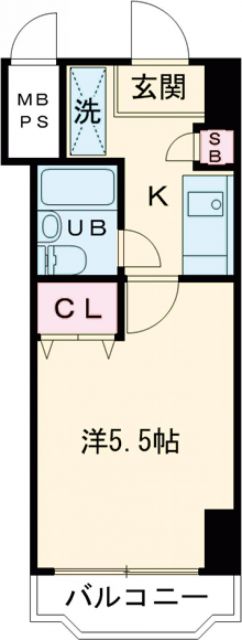 日立市鹿島町のマンションの間取り