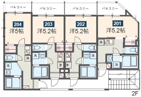 MELDIA小作IIの間取り