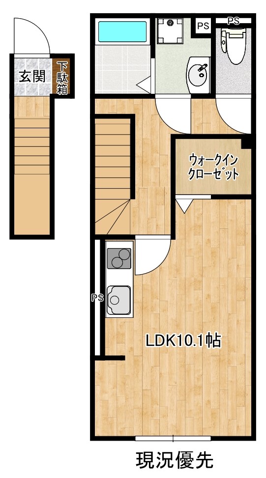 ブルースターの間取り