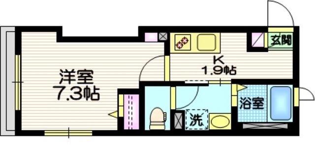 朝日リーゼの間取り