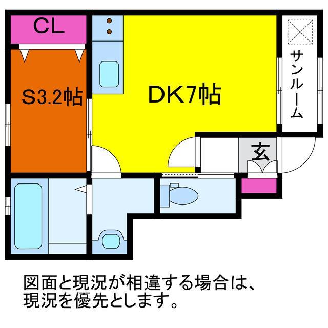 Ｋｏ　Ｏｌｉｎａ　Ｔｏｗｎ　Ａ（コオリナタウン）の間取り