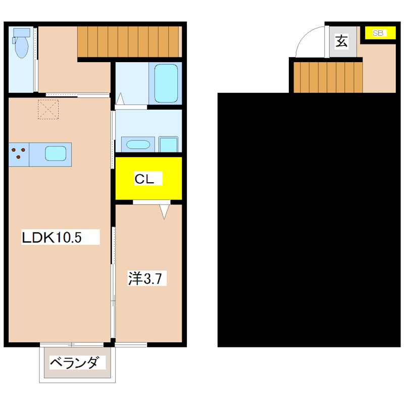 バルドCの間取り