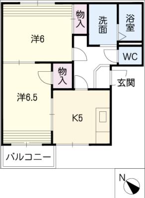 アメニティ佃　Ｃ棟の間取り