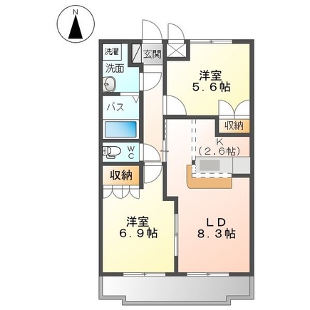 シャンティの間取り