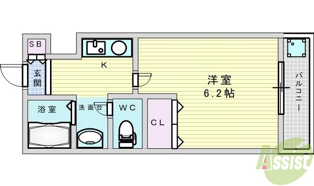 【パレロイヤル三番館の間取り】