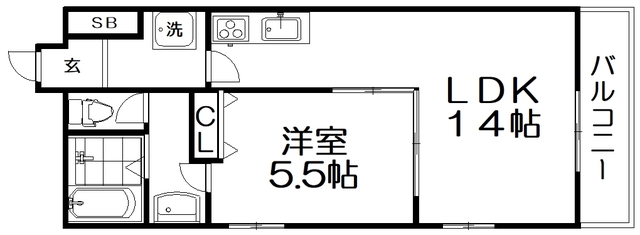 ハウスゲートビルの間取り