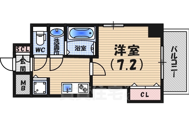 Luxe芦屋南の間取り