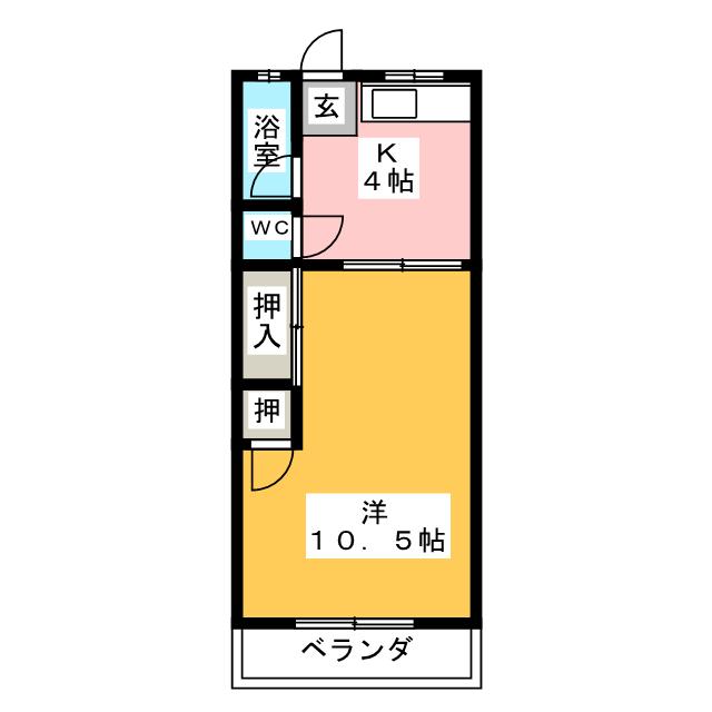 コーポラスサンの間取り