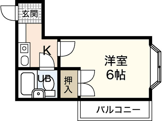 広島市南区西旭町のマンションの間取り