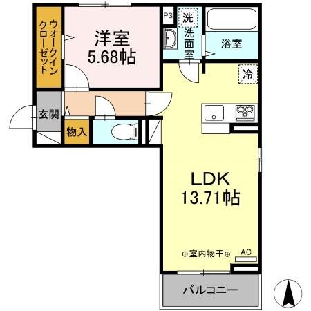 グランメールCの間取り