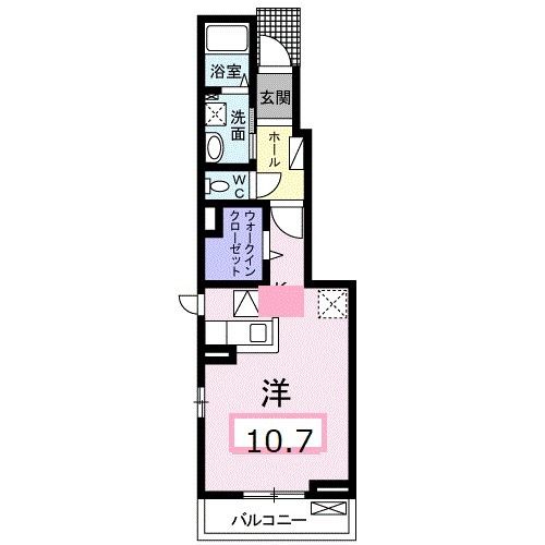 クレール　ひだまり　IIの間取り