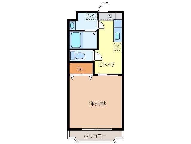 スタジオＥＧの間取り