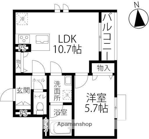 ピノ増泉の間取り