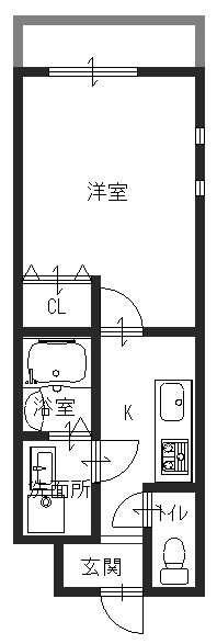 フジパレス浜寺ノースIII番館の間取り