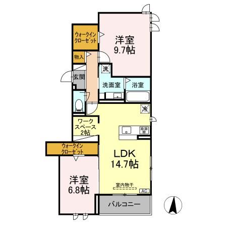 コンフォースさくらの間取り