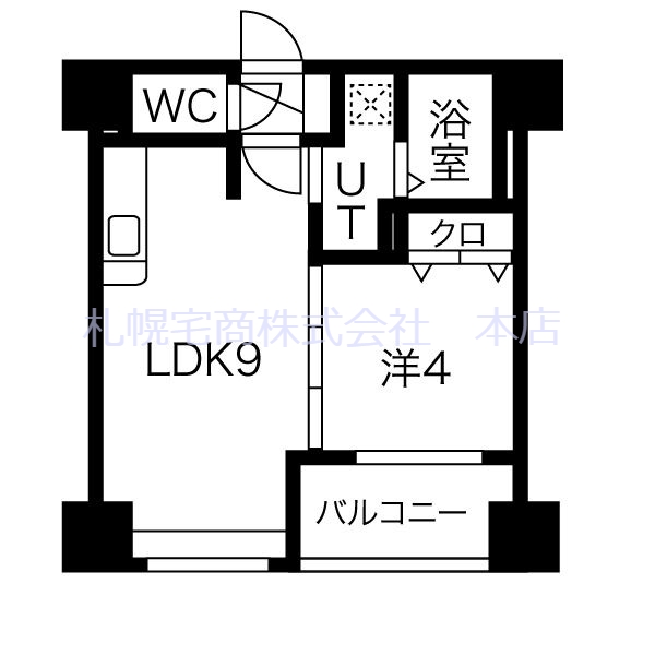 クラッセ琴似ステーションの間取り