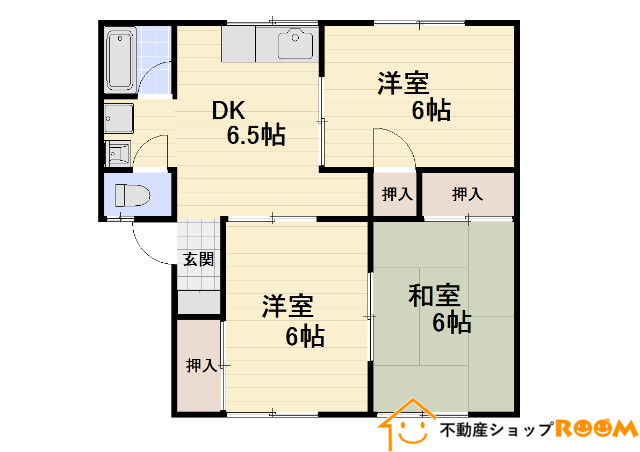 グリーンコーポ高田の間取り