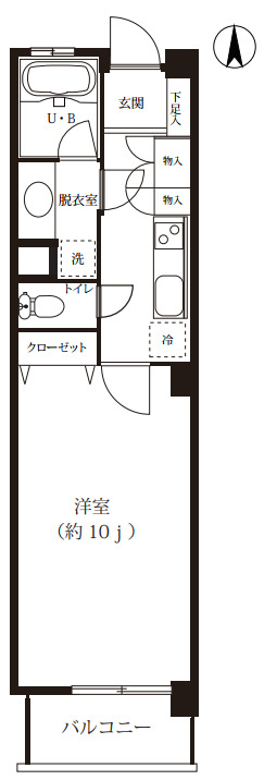 世田谷区成城のマンションの間取り