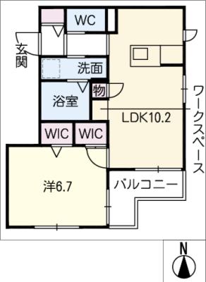 ヘーベルヒルズ猫洞通の間取り