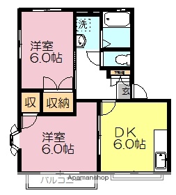 マインドムＢの間取り