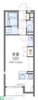 茅ヶ崎市矢畑のアパートの間取り