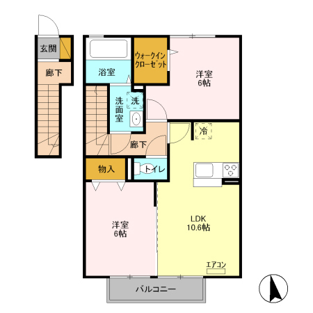 サンモールの間取り