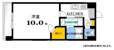 広島市東区矢賀新町のマンションの間取り