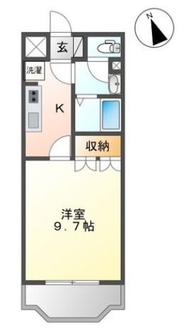 【取手市戸頭のアパートの間取り】