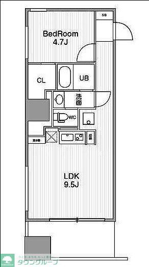 アーバンフラッツ池袋プレミアムの間取り