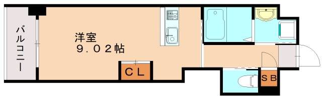 北九州市八幡西区西神原町のマンションの間取り