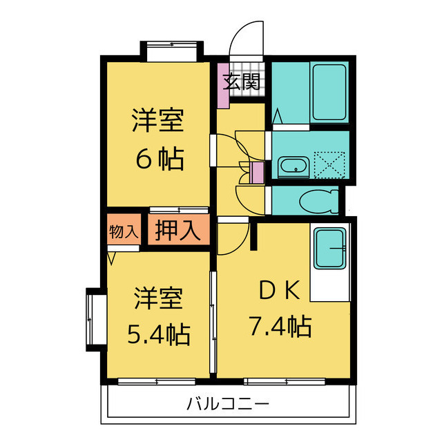 クリア高田の間取り