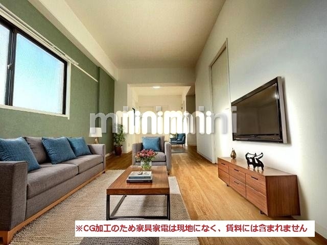 居室・リビング　家具家電はイメージです