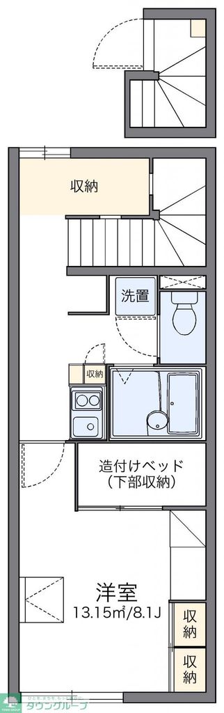 レオパレスラピュタの間取り写真