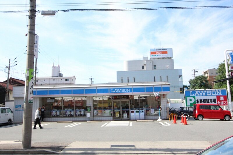 コンビニ　ローソン本陣駅前店（コンビニ）まで348m