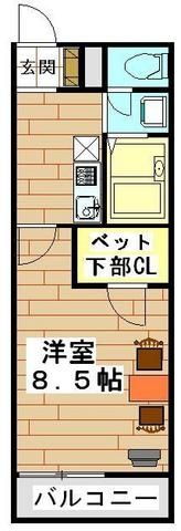 レオパレスソレーユIIIの間取り写真
