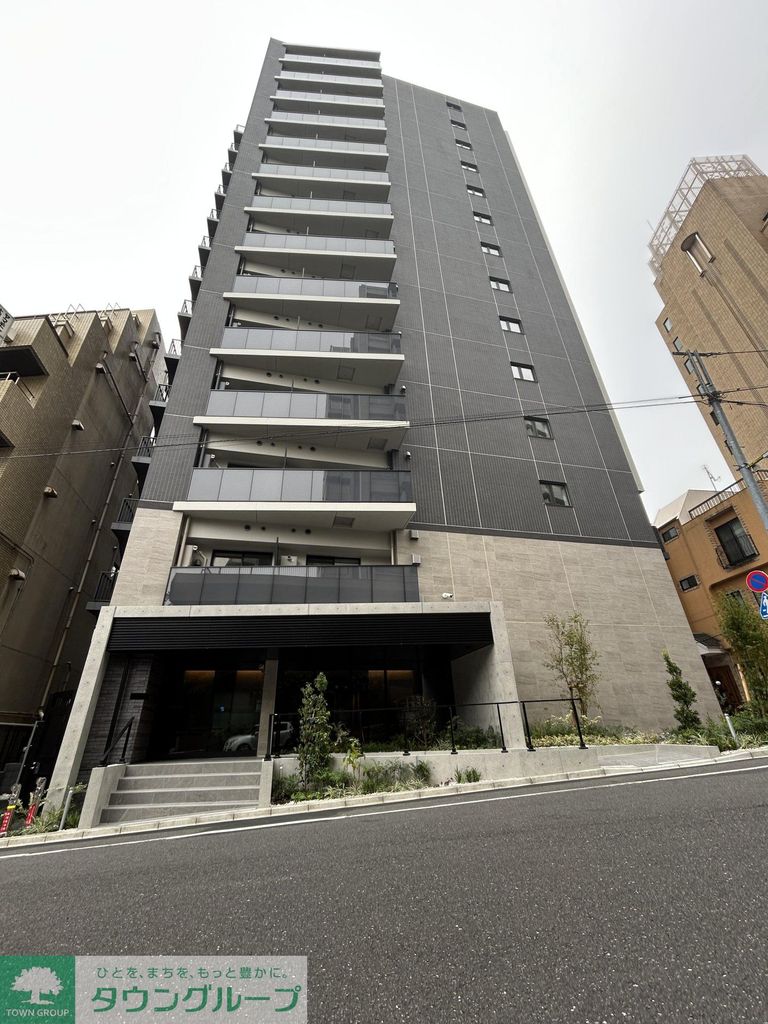 建物外観　新築工事中