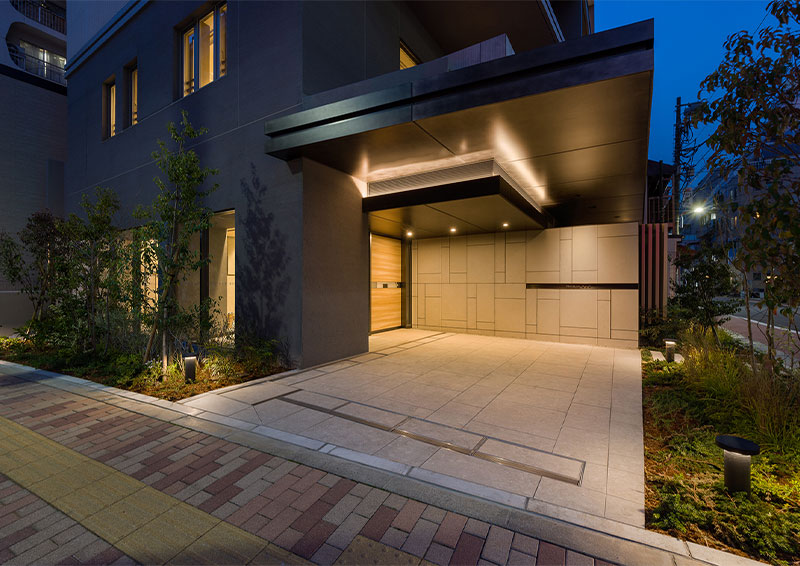 エントランス　毎日通るエントランスはこのようになっています